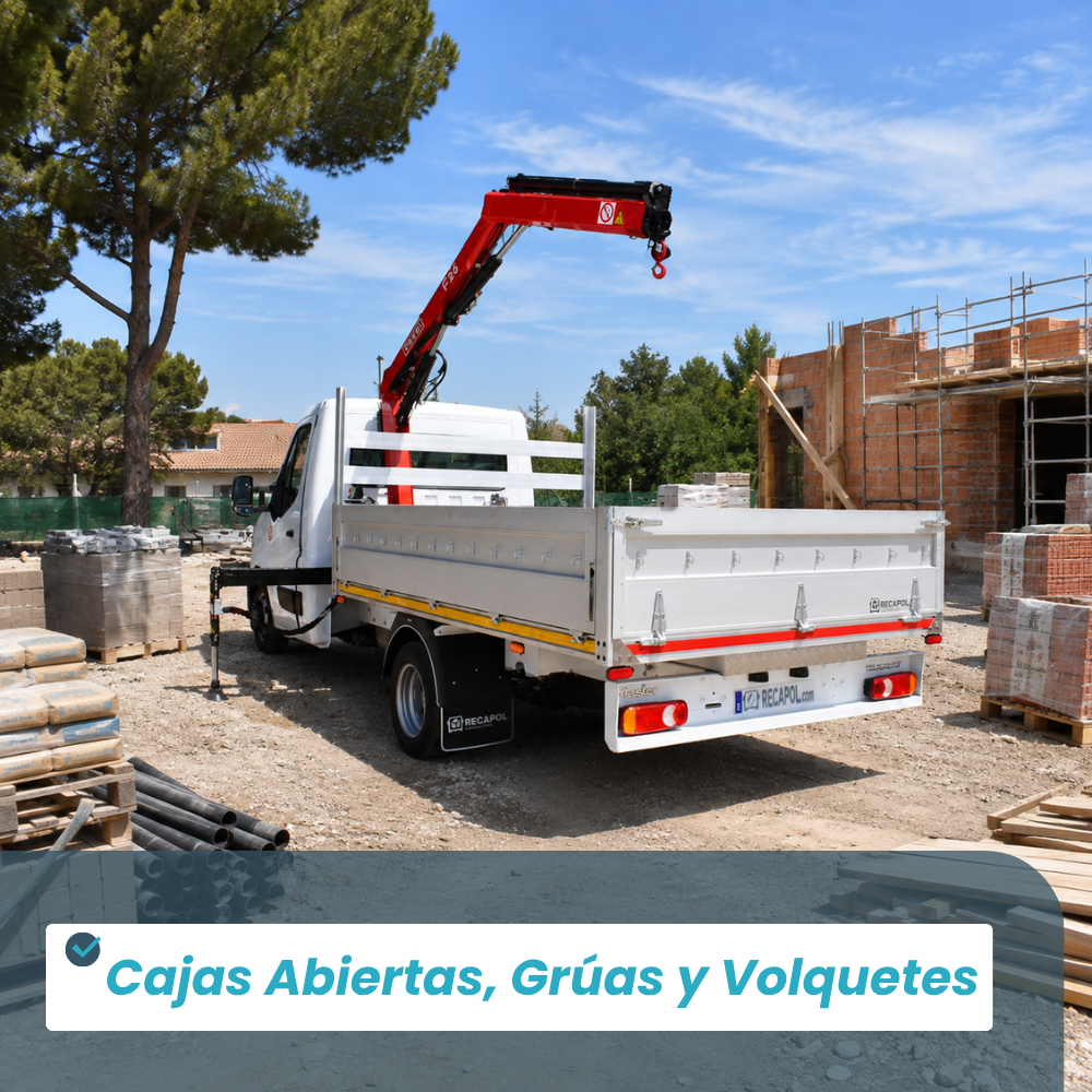 Cajas abierta grúas y volquetes - Recapol Carrocerías