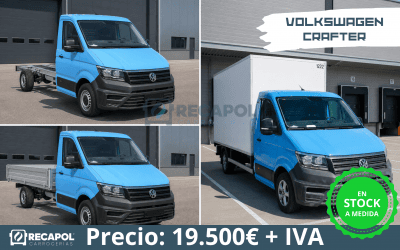 Volkswagen Crafter – chasis cabina de ocasión a medida – Recapol Carrocerías
